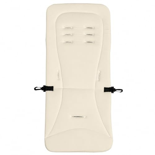 Altabebe Sitzauflage Buggy & Jogger Memory Foam Mesh Beige | Komfortable Memory-Foam-Sitzauflage mit atmungsaktiver Mesh-Rückseite - verbessert die Luftzirkulation im Rückenbereich