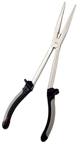 Rapala Long Reach Pliers 28cm Angelzange Lösezange Grau/Schwarz Vernickelt Unisex