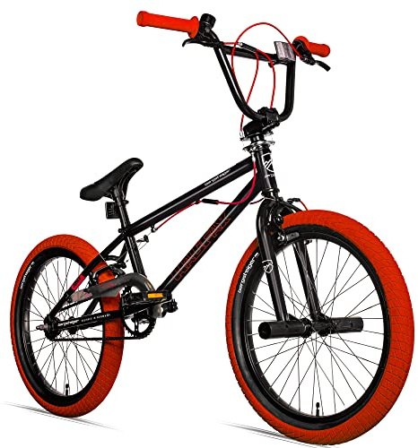 Bergsteiger Halifax 20 Zoll BMX, Fatbike, 360° Rotor-System, Freestyle, 2 Stahl Pegs, Kettenschutz, Freilauf