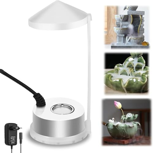 SUNJULY Ultraschall Nebler, 350ML/H Ultraschall Nebelmacher Fogger, Nebelmaschine Mister Vernebler Luftbefeuchter für Springbrunnen Teich Aquarium Garten Rockery, für Halloween Pumpkin und Hexentopf
