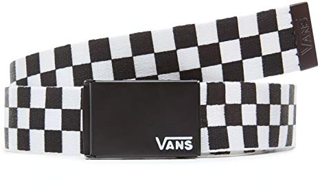 Vans Herren Deppster Ii Web Belt Gürtel, Schwarz (Black/White), One Size