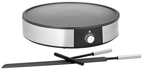 WMF Lono Crêpes Maker elektrisch – Crêpesmaschine 1.600 W mit 33 cm Antihaft-Platte, Teigverteiler und Wender, stufenlose Temperaturregelung, spülmaschinenfeste Teile, gut für herzhafte Crêpes