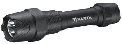 VARTA Taschenlampe LED, Indestructible F20 Pro 6 Watt, IP67, IK08 | robuste Taschenleuchte, 2 Leuchtstufen, inkl. 2x AA Batterien, stoßfest und zuverlässig, für den täglichen Einsatz
