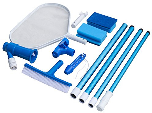 Steinbach Reinigungsset Grundausstattung, Bodensauger, Teleskopstange, Thermometer, Bürste, Handschrubber, Kescher, 061175