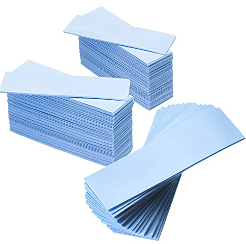 Outus 30 Stücke Wärmeleitpad Thermal pad 67 x 20 mm für GPU CPU, Hellblau | Jede Dick 0,5/1/1,5 mm, 10 Stück pro Packung, Wiederverwendbar, Wärmeleitend, für Kühlkörper, Chip LED