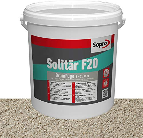 Sopro Designfuge Solitär F20 Pflasterfugenmörtel (12,5 kg, Sand)