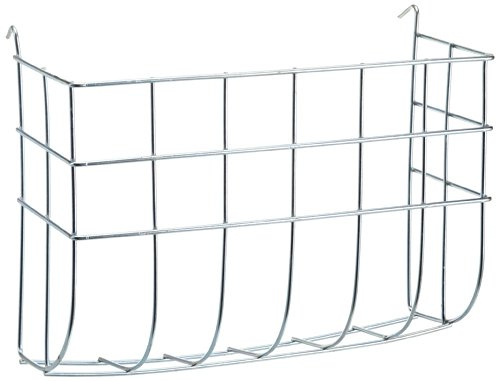 Kerbl Pet Heuraufe, Futterraufe, 25 x 17 cm, Metall verzinkt, zum Einhängen