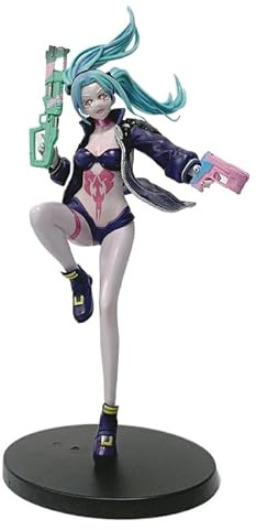 REOZIGN Rebecca-Figur, Kampfpistole, Rebecca-Figur, 23 cm, handgefertigtes Modell, Videospielfigur, Sammlerstück, Geschenk für Anime-Fans