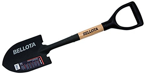 Bellota 5526 - Kleine Mehrzweckschaufel mit Ringgriff - Ideal für Camping, Garten und Schnee - Größe 150 x 680 mm