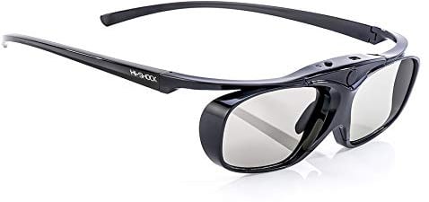 Hi-SHOCK Black Heaven | aktive 3D Shutterbrille für 3D TV Sony, Samsung, Panasonic | komp. mit SSG-3570CR, TDG-BT500A, TY-ER3D4MU [120 Hz| akku]