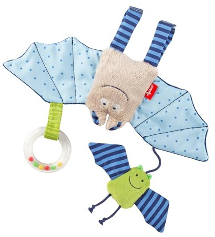 Sigikid Anhänger Kinderwagenspielzeug Rassel & Greiflinge Babyspielzeug Motorik Spielzeug für Babyschale Buggy - Geschenk für Babys ab Geburt