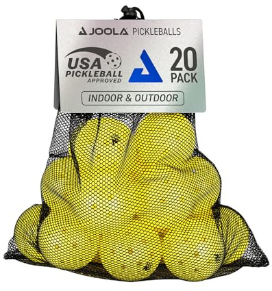 JOOLA Primo Pickleball Balls - Tournament Indoor and Outdoor Balls - USAPA Approved - Ideally Weighted and Precision Crafted 40 Hole Design Official Size