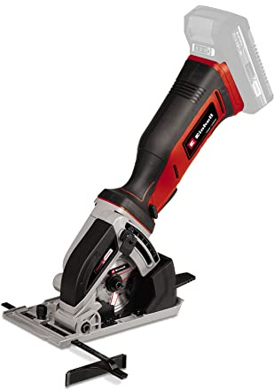 Einhell Akku-Mini-Handkreissäge TE-CS 18/89 Li - Solo Power X-Change (Lithium-Ionen, werkzeuglose Einstellung d. Schnitttiefe, hochwertiger Sägetisch, ohne Akku und Ladegerät)