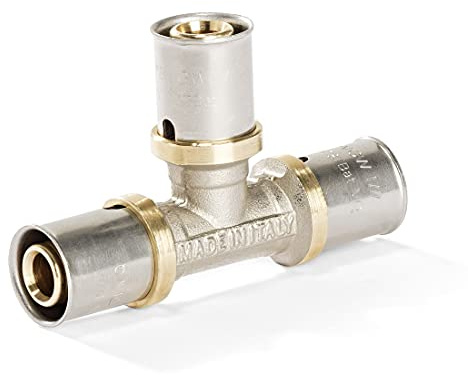 H2O-Flex® 20er Pressfitting T-Stück 20 x 2,0mm für Verbundrohr 2,0mm DVGW Aluverbund - Rohr Mehrschichtverbundrohr