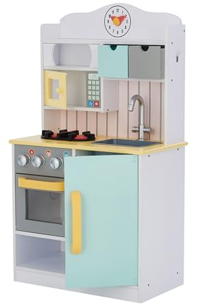 Kinderküche Spielküche Holz Kinderspielküche Holzküche Teamson Kids TD-11708AR