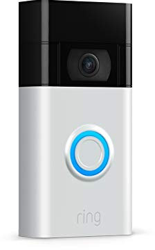 Ring Video Doorbell, Zertifiziert und generalüberholt | Akku Video-Türsprechanlage, 2. Gen. | Funktioniert mit Alexa
