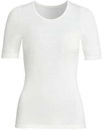 SUSA Unterhemd Damen 1/2 Arm Angora , Weiche Unterwäsche für Frauen aus Baumwolle & Angorawolle , Wunderbares Hautgefühl , Mit guter Wärmeisolation