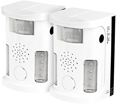 Exbuster Marder-Abwehr: 2er-Set Ultraschall-Tierschreck mit Bewegungssensor, Alarm, LED-Licht (Universal-Ultraschall-Tierschreck, Katzen-Abwehr)