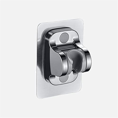 Duschkopfhalterung, Duschkopf Dusche Handbrause Halterung, Duschhalterung Ohne Bohren, Winkel Verstellbar Brausehalter, Wand Montierte Shower Head Holder Kleber Halterung für Duschkop, Wandhalterung