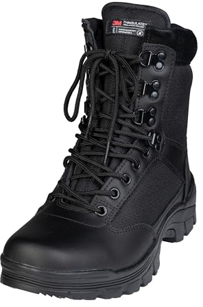 Mil-Tec Herren Swat Wanderstiefel, Schwarz, 46 EU
