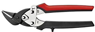 BESSEY Erdi Idealschere D15A | 180 mm | 20 mm rechtsschneidend | Ermöglicht präzise Schnitte bei kleinen Radien mit hoher Kontrolle und komfortabler Handhabung im Blechbereich