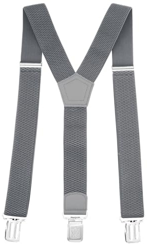 Glamexx24 Hosenträger für Herren Damen: Breit 4cm, Einstellbar und Elastisch Arbeitshose Hosenträger, Starken Metall Clip, Einheitsgröße für Männer und Frauen