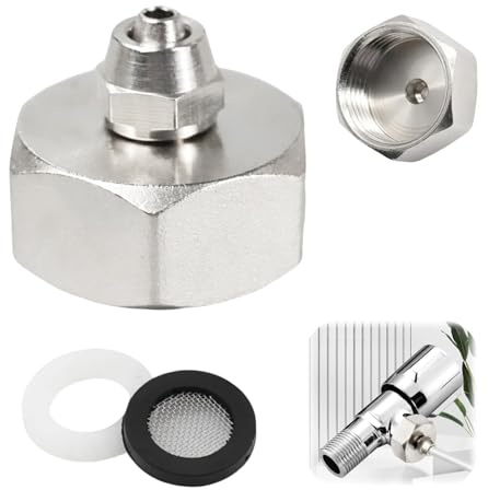 Sanitär-Anschlussadapter für Kühlschrank-Wasserfilter,3/4-Zoll-Buchse auf 1/4-Zoll-Anschluss – Hochwertiger Messing-Schlauchadapter für Deutschland Kühlschränke, Kühl- und Gefrierschränke