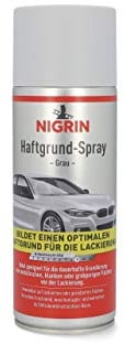 NIGRIN Haftgrund, 400 ml Sprühdose, für die Grundierung von Oberflächen vor dem Lackieren, Grau