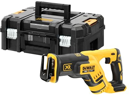 Dewalt 18 Volt Akku-Kompakt-Säbelsäge DCS367NT (kompakte Bauweise, bürstenloser Motor, hohe Schnittgeschwindigkeit durch hohe Durchzugskraft, elektr. Hubzahlregulierung, ohne Akkus u. Ladegerät)