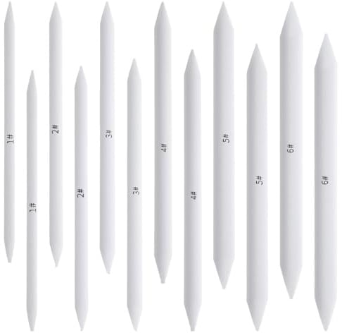 Skizzen Papierwischer 12 Stück Radierstift Papier Malerei Radiergummi Stift Kunst Skizze Zeichnung Radiergummi Stift Kunststudent Maler Anfänger Skizzenzubehör