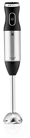 WMF Kult X Edition Stabmixer – leistungsstarker Pürierstab aus Cromargan Edelstahl, stufenlos einstellbare Geschwindigkeit, ergonomischer Soft-Touch-Griff, spülmaschinenfeste Teile für müheloses Mixen