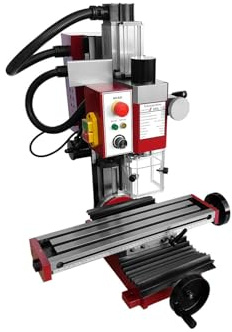 PAULIMOT Bohr-/Fräsmaschine SIEG SX2L mit bürstenlosem Motor und Z-Säule neigbar : -