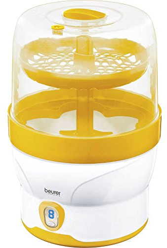 Beurer 953.08 BY 76 digitaler Dampfsterilisator, desinfiziert bis zu 6 Flaschen ohne chemische Zusätze, 1 Stück (1er Pack)