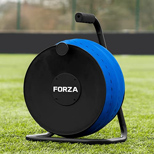 FORZA 100m Spielfeldmarkierungsband [3 Farben] - Linienmarkierung für Sportplätze (Blau)