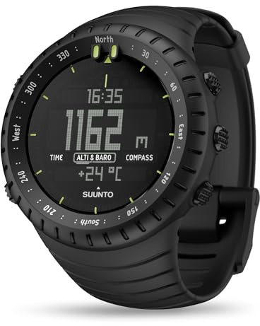 Suunto Core Outdoor-Uhr mit Höhenmesser, Barometer und Kompass, All Black