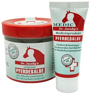 Dr. Jacoby´s original Pferdesalbe 300ml -Der Geheimtipp zur schnellen Hilfe bei: Gelenkbeschwerden, Rückenverspannungen, müden Muskeln und Muskelkater