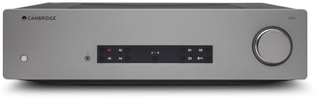 Cambridge Audio CXA81-80 MKII Watt separater integrierter Stereo-Verstärker HiFi-System mit Bluetooth aptX HD und ESS Sabre DAC - Lunar Grey