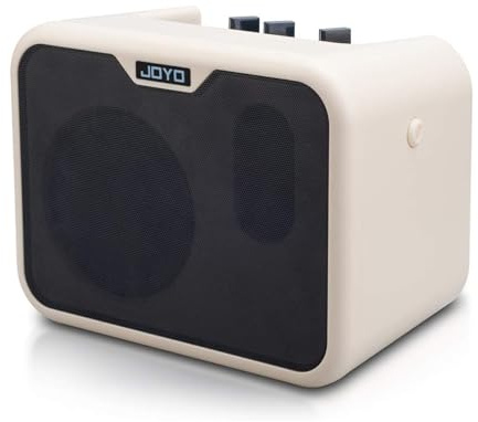 JOYO 10W Mini-Bassverstärker, Bassgitarren-Übungsverstärker, Combo-Bassverstärker, tragbarer Kleiner batteriebetriebener Bassverstärker mit Zwei Kanälen (MA-10B)