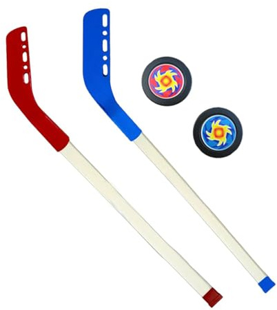 Vgvgaj Hockeyschläger Kinder Set Eishockeyschläger Für Kinder 70cm Hockeyschläger Mit Bällen Für Mädchen Ab 3 Jahren Partyspiele Feldhockeybälle Für Indoor Outdoor