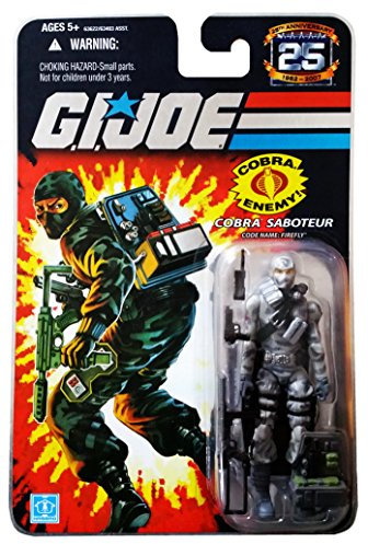 GI Joe - 25th Anniversary - Collector Edition - Wave 2 - COBRA SABOTEUR - Code Name: Firefly