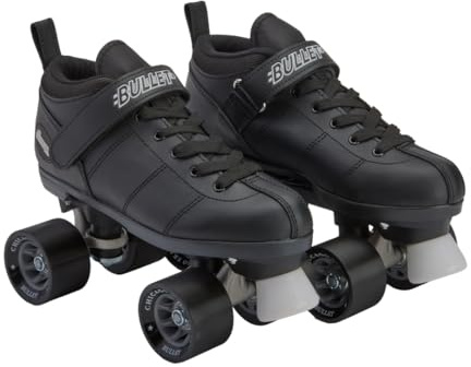 Chicago Herren Bullet Speed Rollschuh Quad, Derby, Rink Skate, Schwarz, 2