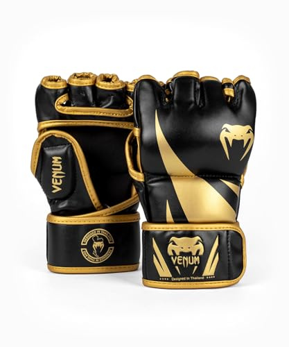 Venum, Challenger 2.0 MMA Handschuhe, Unisex Erwachsene, M, Schwarz/Gold