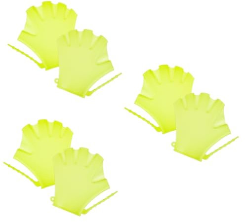 Sosoport 6stücke Junge Mädchen Schwimmhandschuhe Schwimm Paddles Für Anfänger Wassersport Zubehör Für Schwimmtraining Und Fitnessaktivitäten Unisex Leuchtendes