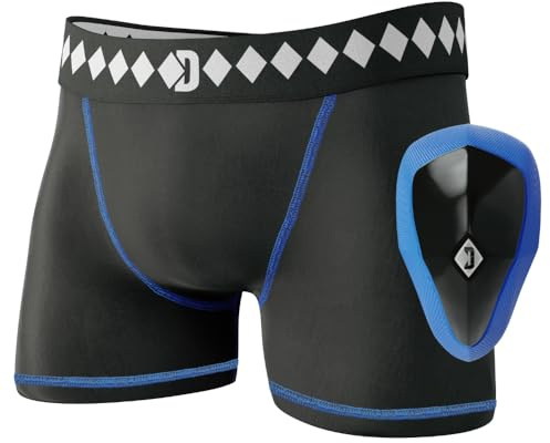 Diamond MMA Kompressionshose mit integriertem Jock-Riemen und athletischem Tiefschutzsystem