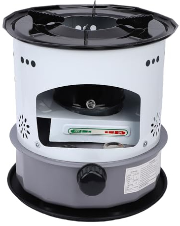 TOPINCN Petroleumofen, 5,2-Liter-Petroleumkocher (nicht elektrisch) Zum Kochen und Heizen, Tragbarer Kocher aus Aluminiumlegierung für Outdoor-Camping und Notfälle