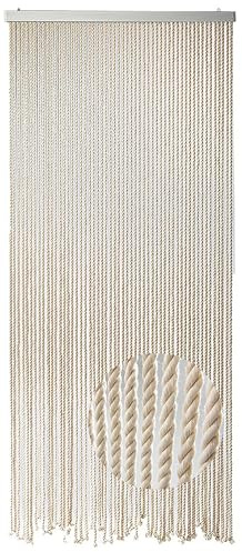 Kobolo Seilvorhang MARITIM 90x195/200cm Türvorhang 90x195/200 cm Beige