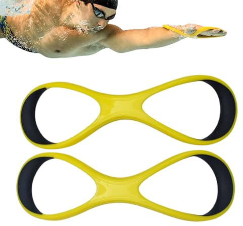 Unterarm Fulcrum Fin, 8-förmige Korrektur-Schwimmhandschuh, mit hohem Ellenbogen, Trainingshilfe, 8 Wörter, Schwimmausrüstung, Freestyle-Training, Schwimmausrüstung für Männer, Frauen und Kinder