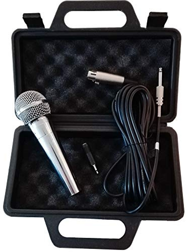 TronicXL Dynamisches Mikrofon Gesang & Bühne + Koffer + 5m Kabel XRL Klinke Mic Set Micro Gesangs Mikro dynamisch