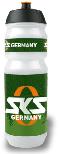 SKS GERMANY BIO BOTTLE LARGE 750 ml Trinkflasche | Umweltfreundlich aus Zuckerrohr, für alle gängigen Flaschenhalter, 100% recyclebar, Auslaufsicher, BPA-frei