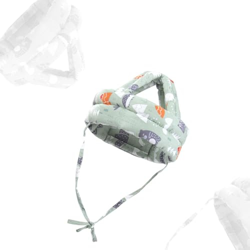 SHENGYIG Kopfschutz Baby Umfallen, Waldmuster Baby Kopfschutz, Verstellbarer Baby Kopfschutzmütze, Baumwolle Kopfschutz Baby Anti-Kollision Baby Helm Kopfschutz zum Laufenlernen Krabbelschutz